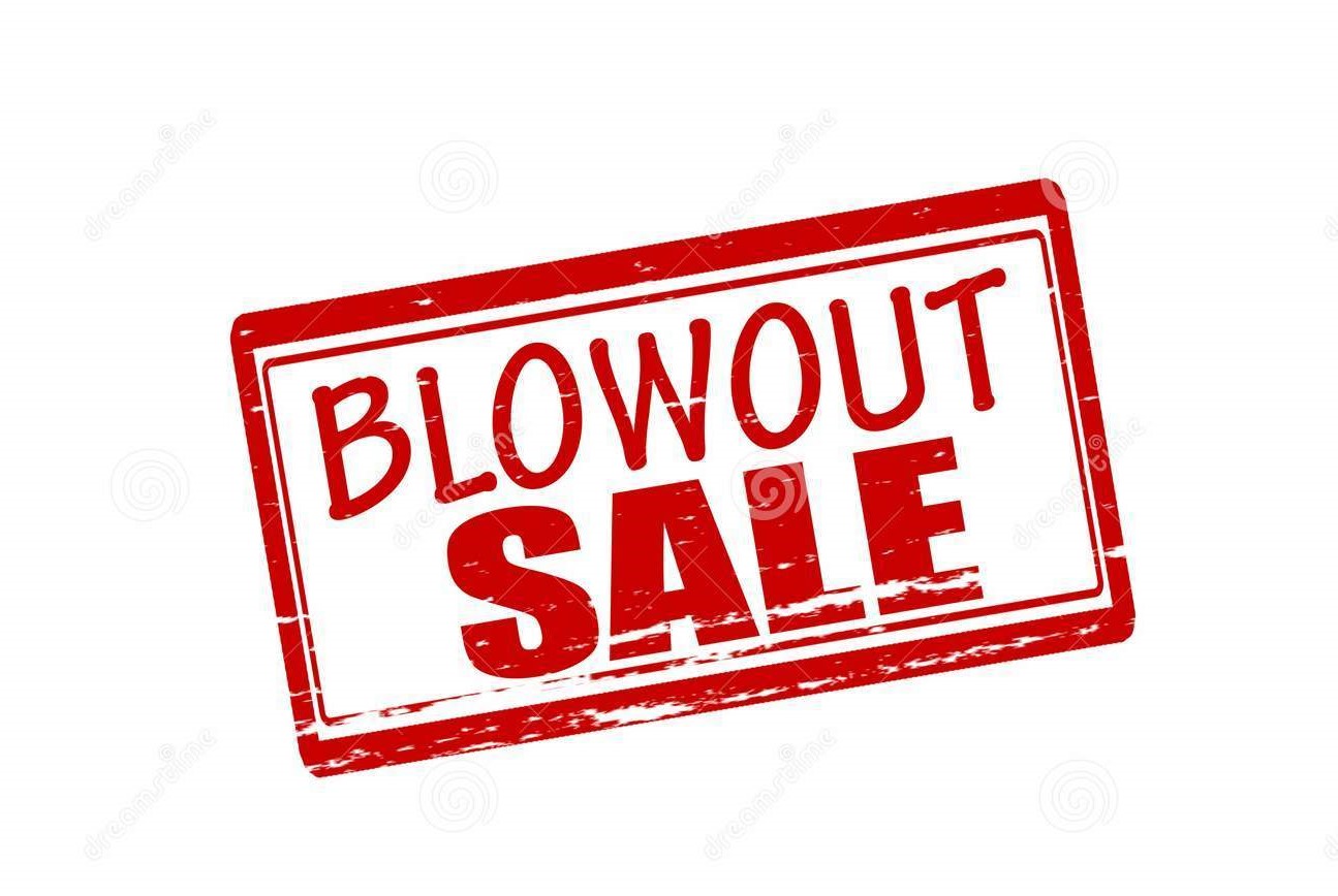 Blowout Sale $5.00